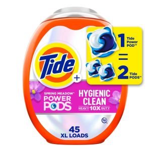 Tide Spring Meadow Hygienic Clean Heavy Duty Power Pods Laundry Detergent Soap Pacs