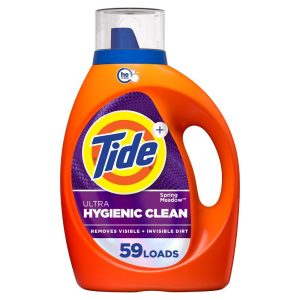Tide Spring Meadow Hygienic Clean High Efficiency Heavy Duty Laundry Detergent Liquid Soap