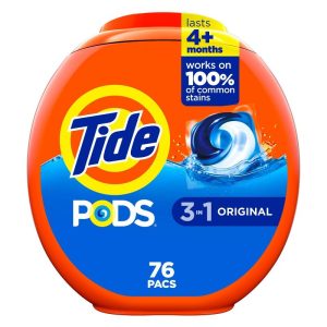 Tide Original Pods HE Compatible Laundry Detergent Soap Pacs