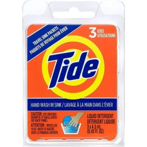Tide - Travel Sink Packets, Hand Wash In Sink, 3 Ct