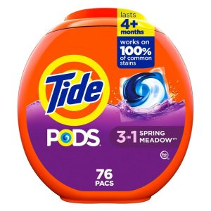 Tide Spring Meadow Pods HE Compatible Laundry Detergent Soap Pacs