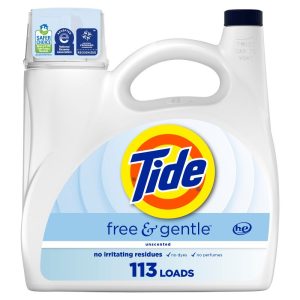 Tide Free & Gentle HE Compatible Liquid Laundry Detergent Soap